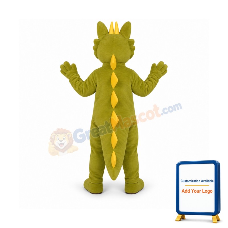 Green Oriental Dragon Lightweight Mascot Costume
