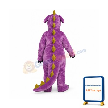 Purple Whimsical Dragon Lightweight Mascot Costume