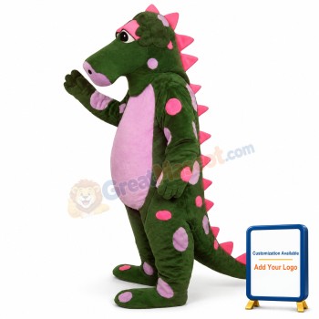 Polka Dot Dragon Lightweight Mascot Costume