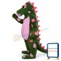 Polka Dot Dragon Lightweight Mascot Costume