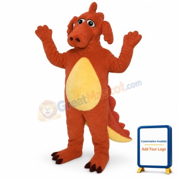 Red Dragon Lightweight Mascot Costume