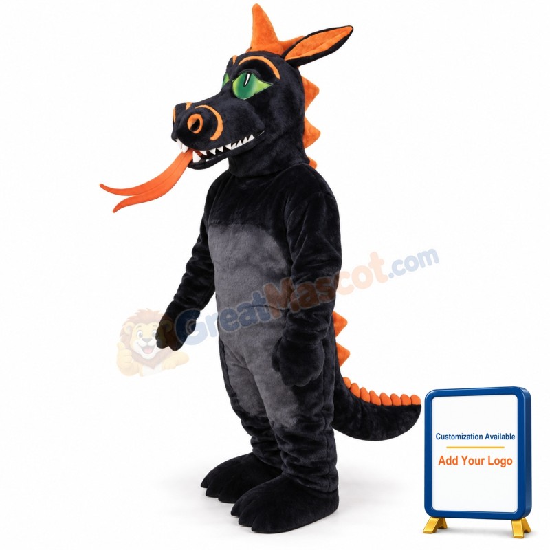Fire Dragon Lightweight Mascot Costume