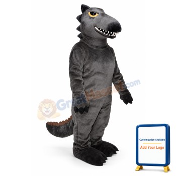 Black Dino Lightweight Mascot Costume