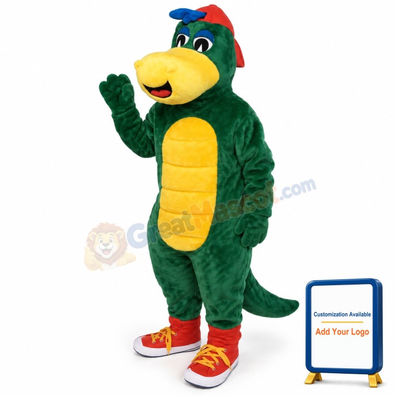 Dinasaur Jr.w-Hat & Shoes Lightweight Mascot Costume