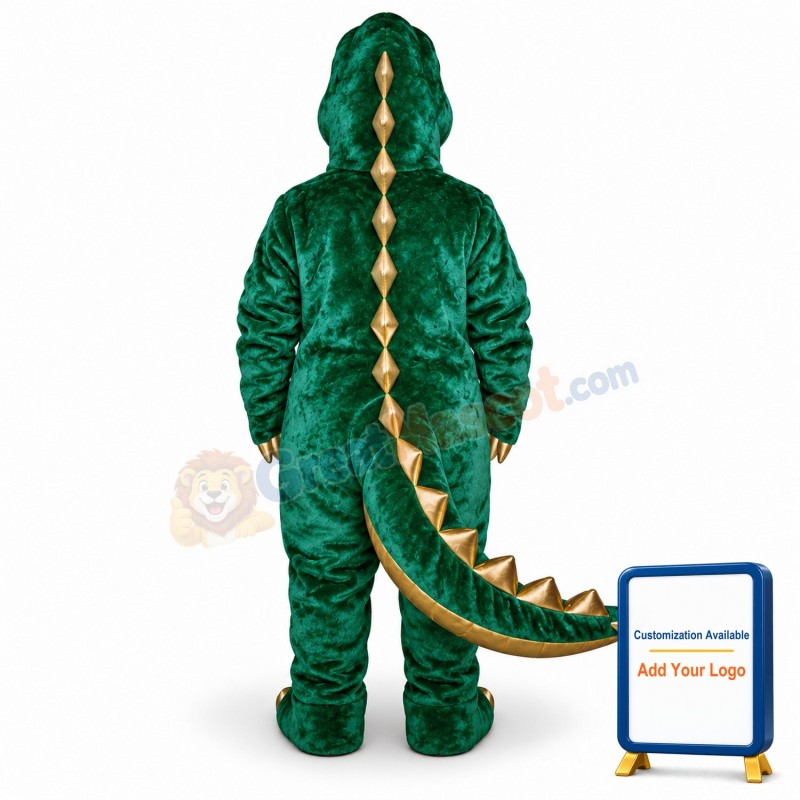 Spiked Alligator Lightweight Mascot Costume