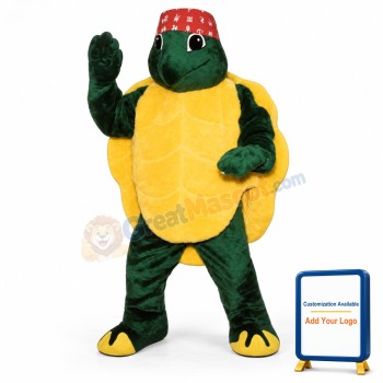 Karate Turtle w-Headband Lightweight Mascot Costume