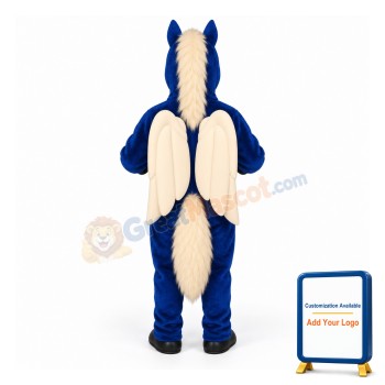Blue Pegasus Lightweight Mascot Costume