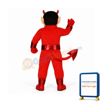 Red Devil Lightweight Mascot Costume