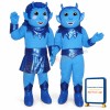 Girl Blue Devil Lightweight Mascot Costume