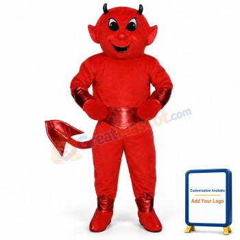 Cute Red Devil Lightweight Mascot Costume