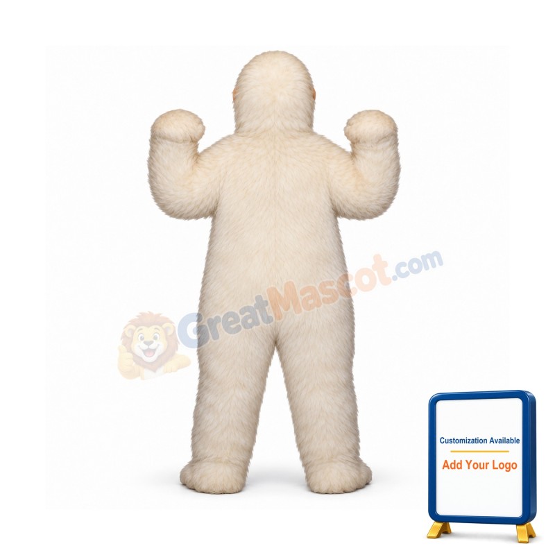 Abominable Snowman Lightweight Mascot Costume