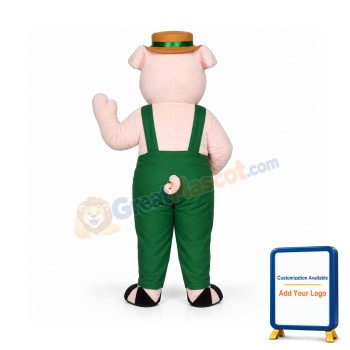 Farmer Piglett Lightweight Mascot Costume