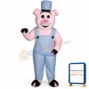 Worker Piglett Lightweight Mascot Costume