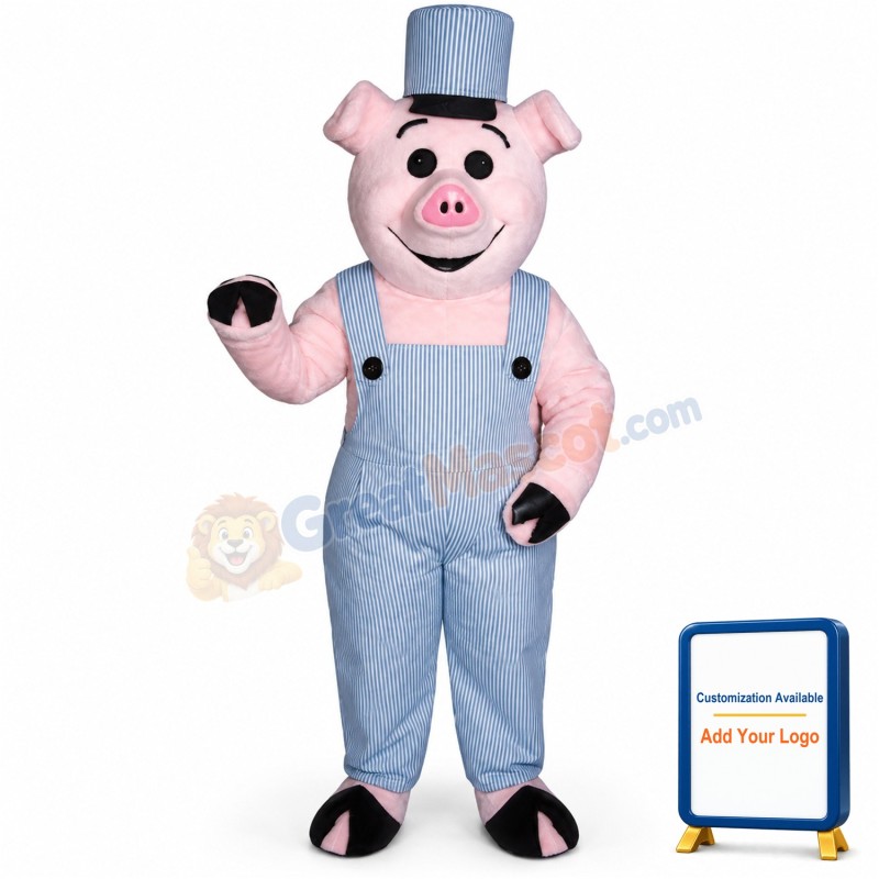 Worker Piglett Lightweight Mascot Costume