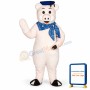 Stick Pig Lightweight Mascot Costume