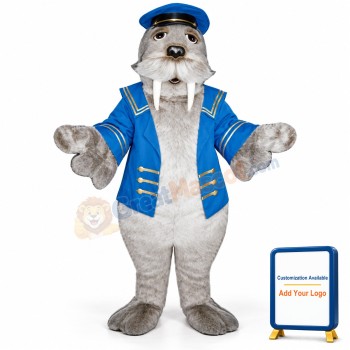 Walrus w-Sailor Suit Lightweight Mascot Costume