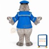 Walrus w-Sailor Suit Lightweight Mascot Costume
