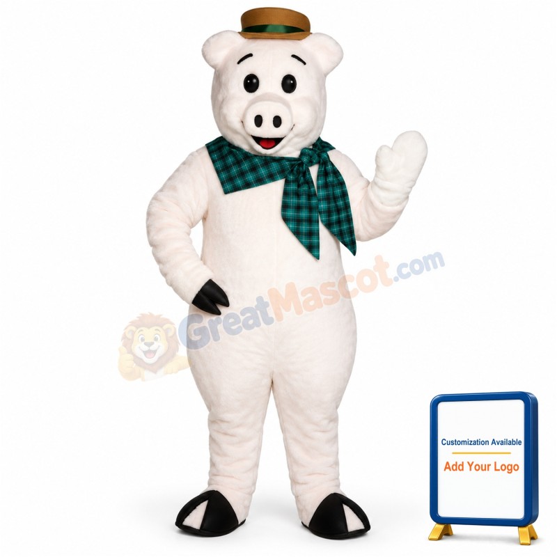 Straw Pig Lightweight Mascot Costume