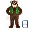 Bramble Bear w-Vest Lightweight Mascot Costume