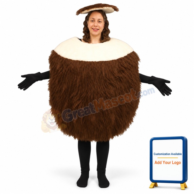 Coconut Lightweight Mascot Costume