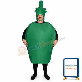Green Pepper Lightweight Mascot Costume