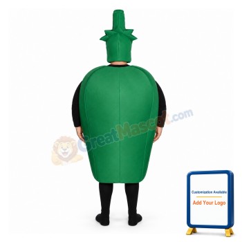 Green Pepper Lightweight Mascot Costume
