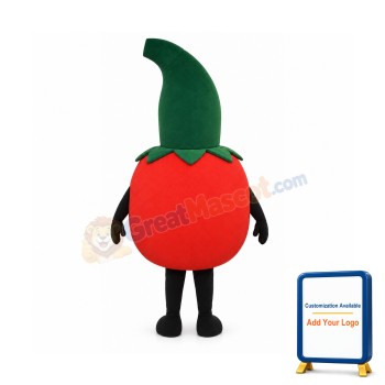 Tomato w-Stem Lightweight Mascot Costume