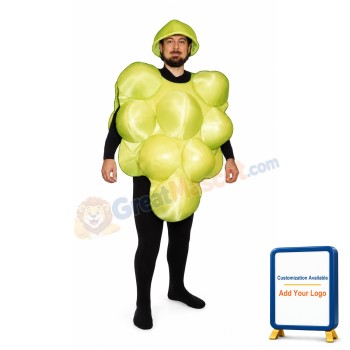 Green Grapes Lightweight Mascot Costume