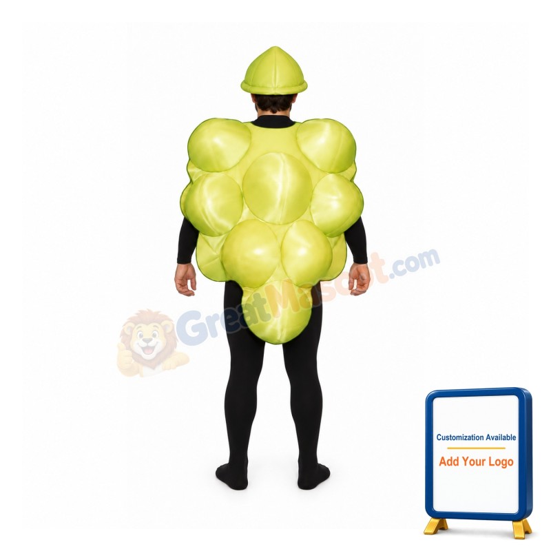 Green Grapes Lightweight Mascot Costume