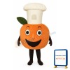 Baker Peach Lightweight Mascot Costume