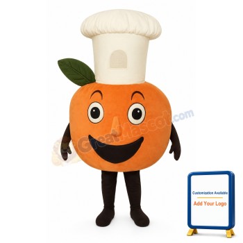 Baker Peach Lightweight Mascot Costume
