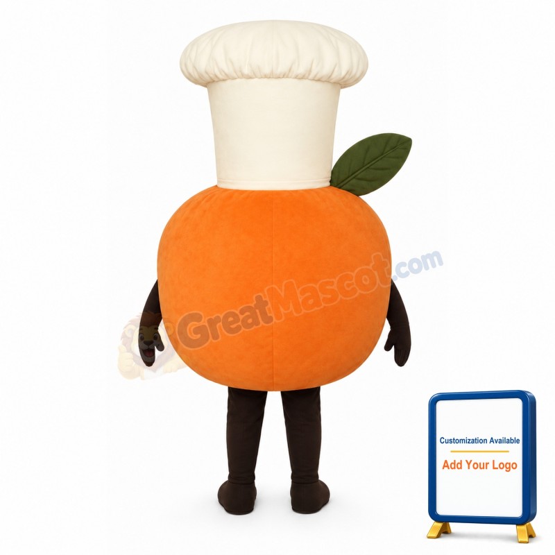 Baker Peach Lightweight Mascot Costume