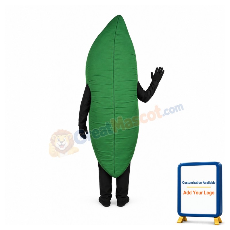 Green Bean Lightweight Mascot Costume