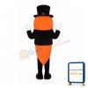 Carrot w-Tail Coat & Hat Lightweight Mascot Costume