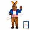 Patriotic Donkey Lightweight Mascot Costume