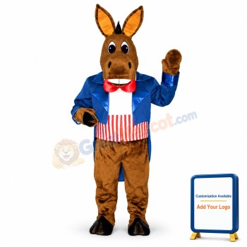 Patriotic Donkey Lightweight Mascot Costume