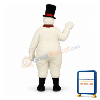 Snowman w-Hood Lightweight Mascot Costume