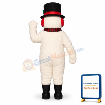 Crystal Snowboy w-HatMuffs & Scarf Lightweight Mascot Costume