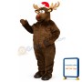 Christmas Deer w-Hat Lightweight Mascot Costume