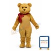Stuffed Teddy w-Bow Lightweight Mascot Costume
