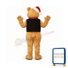 Fancy Bear w-VestBow & Hat Lightweight Mascot Costume