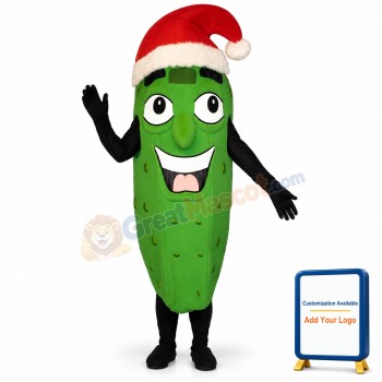 Santa Clause Pickle Lightweight Mascot Costume