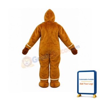Ginger Bread w-Hood Lightweight Mascot Costume