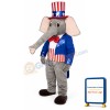 Patriotic Elephant Lightweight Mascot Costume