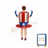 Star-Spangled Hat Lightweight Mascot Costume