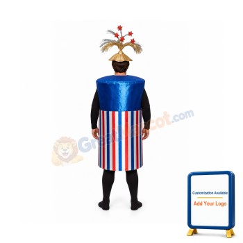 Firecracker Lightweight Mascot Costume