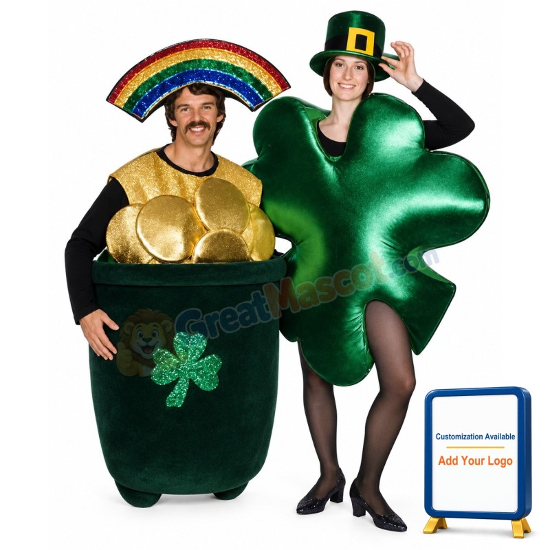 Pot O-Gold Lightweight Mascot Costume