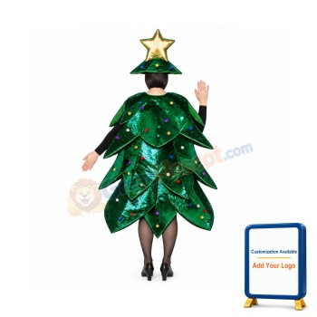 Christmas Tree Lightweight Mascot Costume