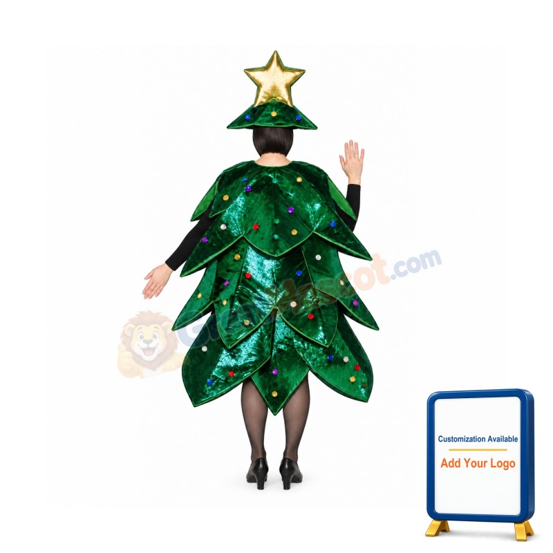 Christmas Tree Lightweight Mascot Costume