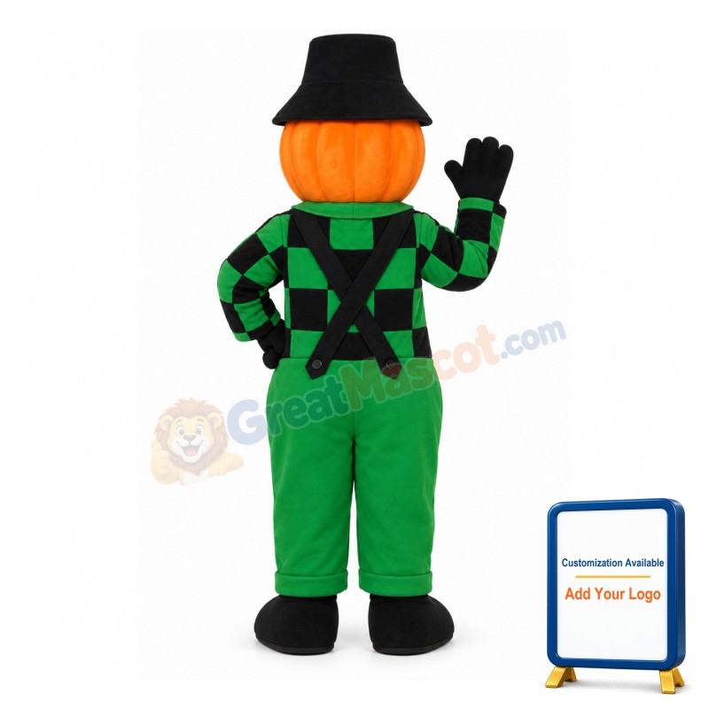 Blinkey Pumpkin Lightweight Mascot Costume